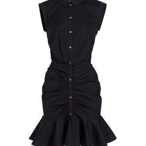 Veronica Beard ruched flounce dress size 6